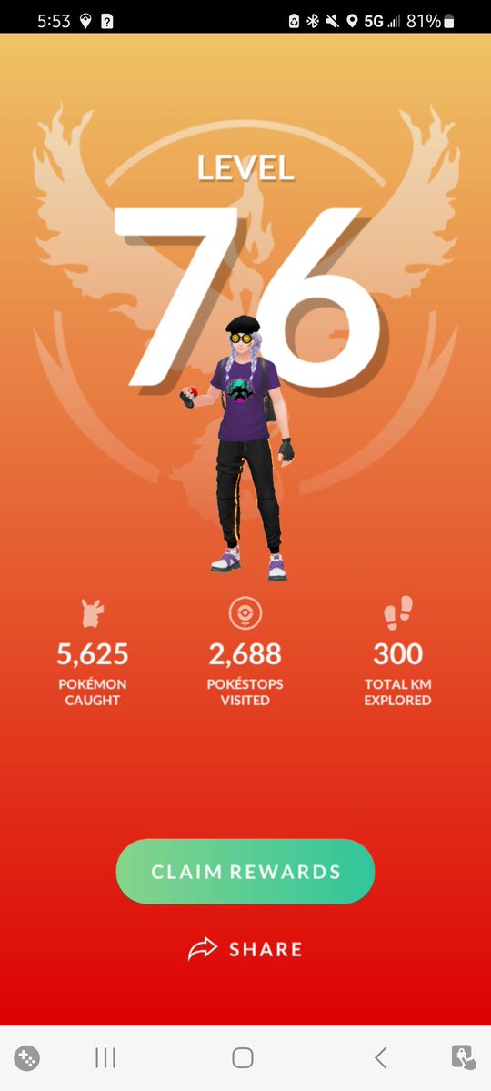 Bionox96's tweet image. 🥳🥳 Level 76 🥳🥳
&amp;amp; I&apos;m never doing another rocket again.. until the leader level ofc 🫠
#PokemonGO