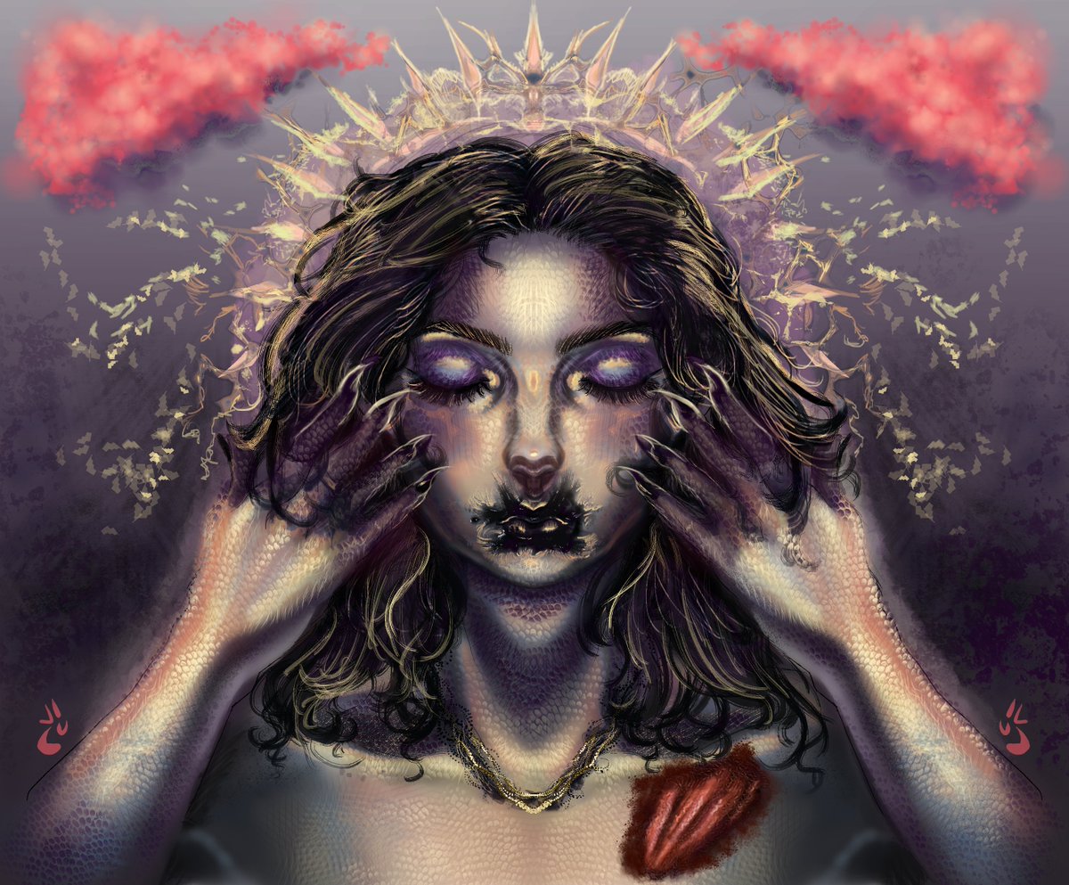 eve222morning's tweet image. Este es el ultimo dibujo que hice , espero avanzar quiero hacer composiciones y poses mas dinámicas. 
This is the last drawing I did; I hope to improve. I want to make more dynamic compositions and poses.

#darkfantasyart  #fantasyart #opencommissions 
#digitalart #dibujodigital