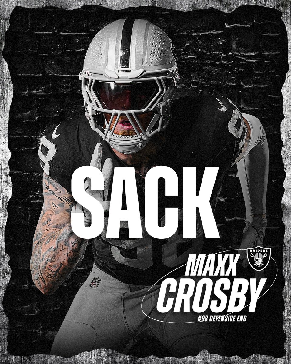 Sack sensei 🥋 #LVvsLAC
#ProBowlVote + @CrosbyMaxx