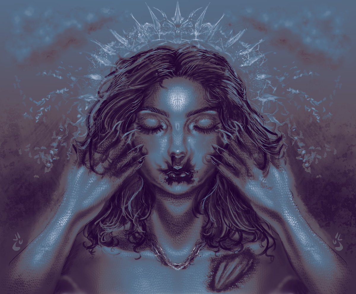 eve222morning's tweet image. Este es el ultimo dibujo que hice , espero avanzar quiero hacer composiciones y poses mas dinámicas. 
This is the last drawing I did; I hope to improve. I want to make more dynamic compositions and poses.

#darkfantasyart  #fantasyart #opencommissions 
#digitalart #dibujodigital