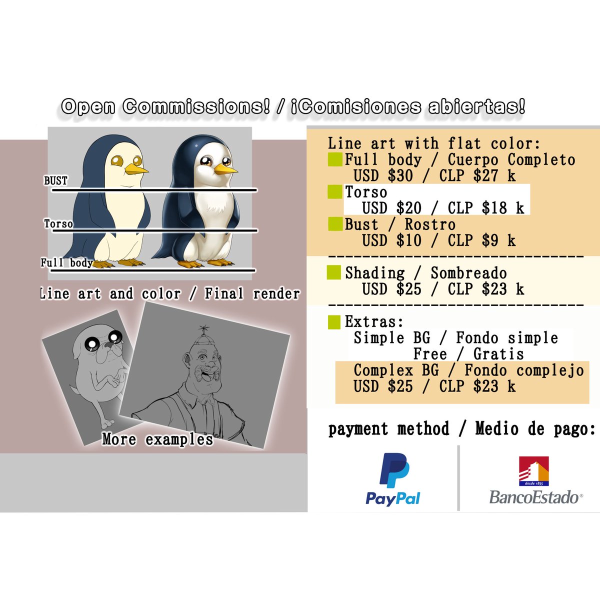 ruxter009's tweet image. #opencommissions