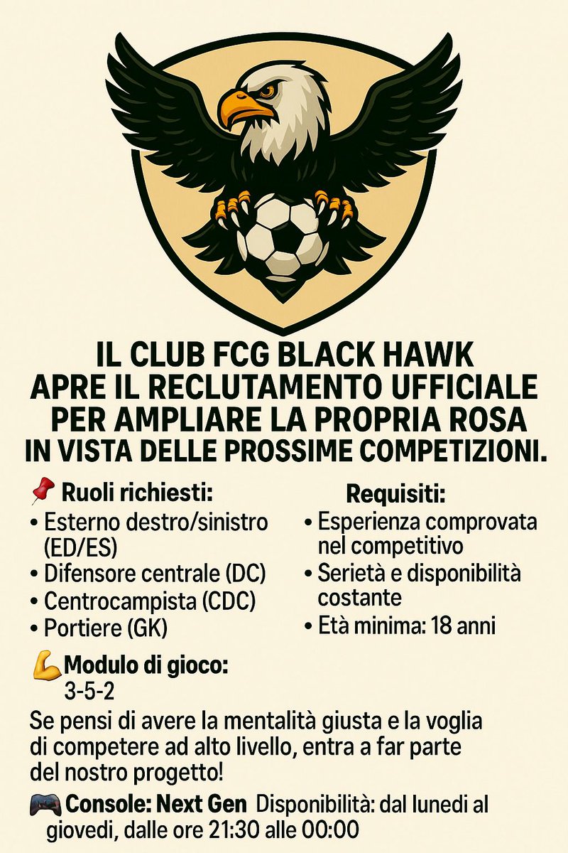 FCG BLACK HAWK tweet media