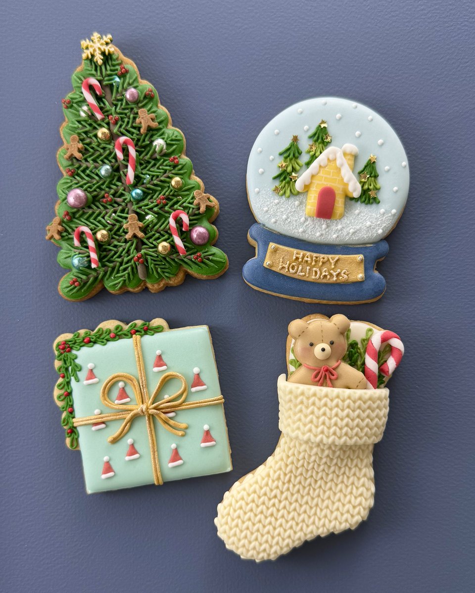 クリスマスのアイシングクッキー🎄🎁🧦