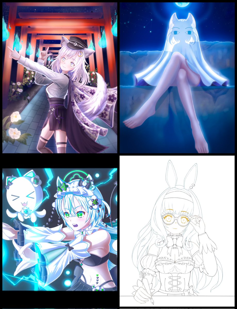 先月ですが、晒すの忘れてたので晒します！！
#今月描いた絵を晒そう 
#絵描きさんと繋がりたい #絵描きさんフォロバ１００