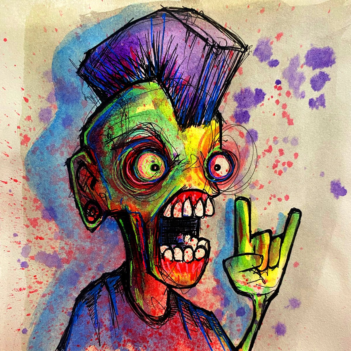 The first official PunkZombie has landed on the floor in the Horde. 
xrp.cafe/nft/00082710DC…
Anarchy in the Apocalypse!