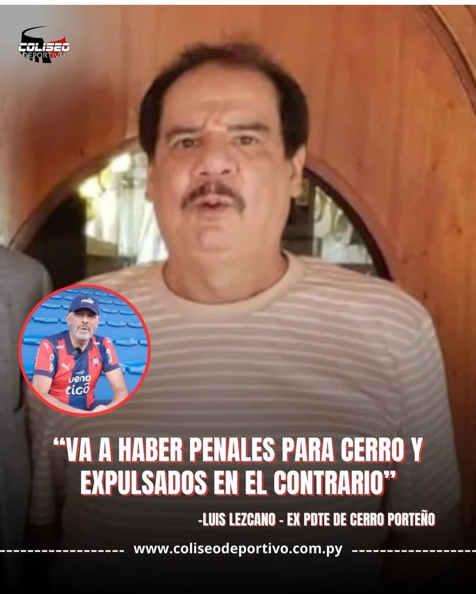 Y se cumplió nomás, antes de que empiece el campeonato, el propio ex Presidente de Cerro lo adelantó.