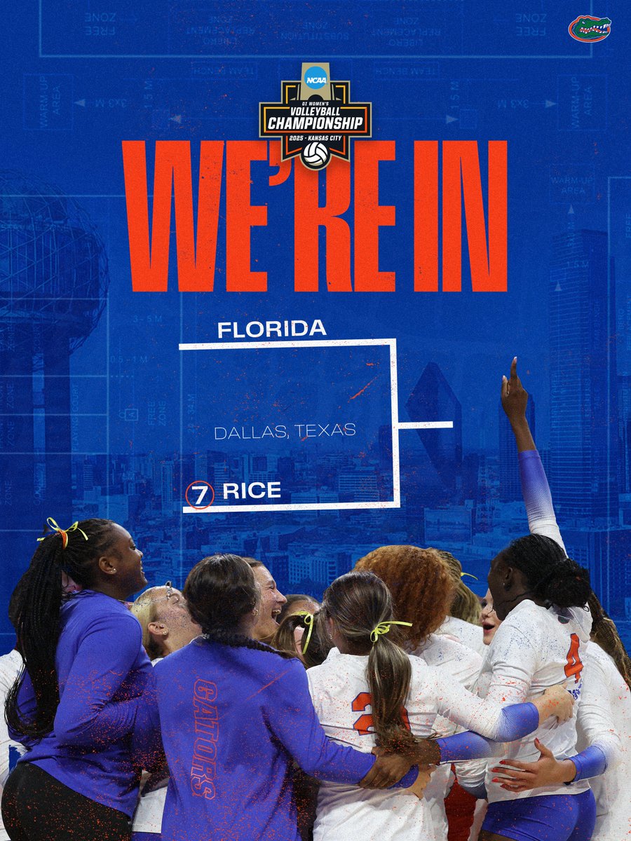 GatorsVB's tweet image. Dallas on deck. 🤠

@NCAAVolleyball | #GoGators