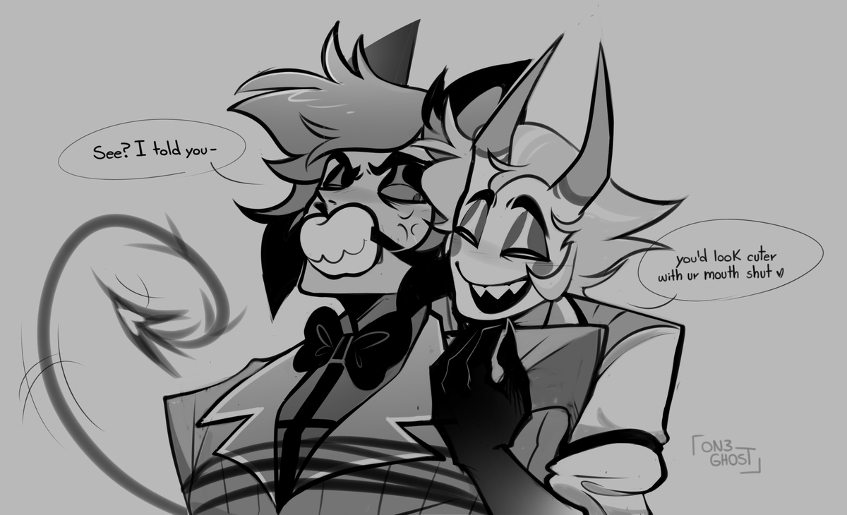 on3_ghost's tweet photo. stupid deer 
#radioapple #appleradio #HazbinHotelFanart https://t.co/ywPfg9zpOU
