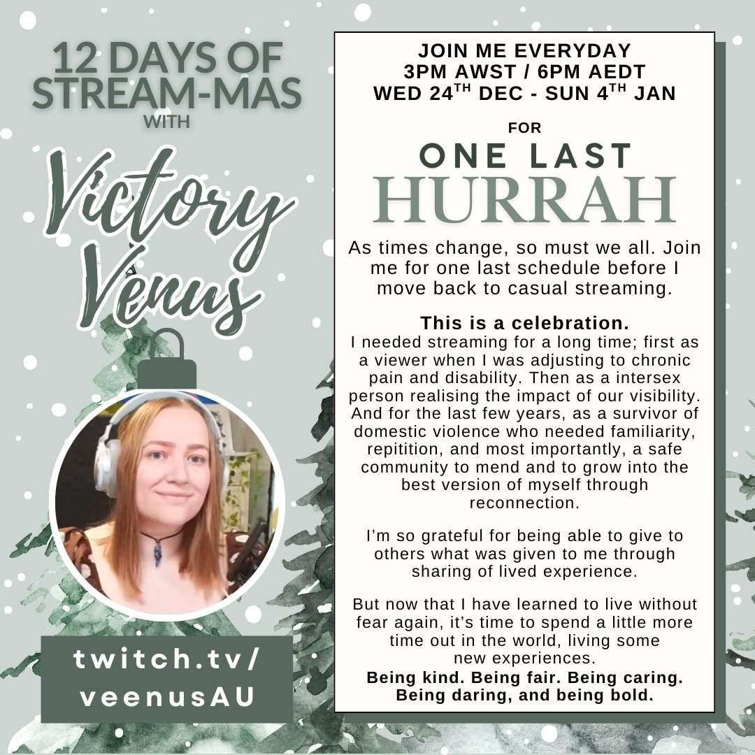 veenusau's tweet image. 🎄