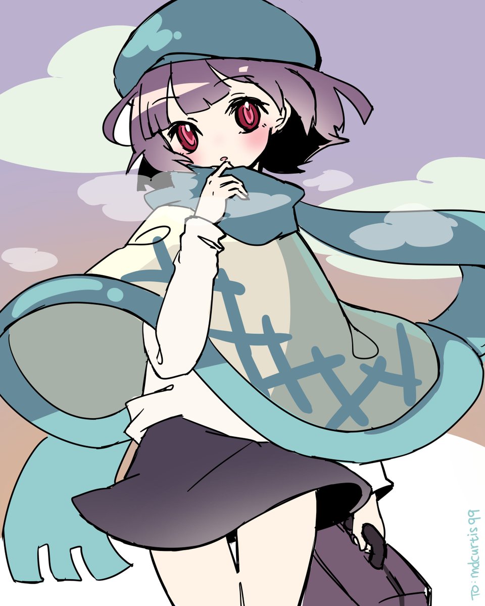Belindraw's tweet photo. Miles ❄️🚉 #DJMAX 
🥉3rd place tournament prize for @/mdcurtis99

I've honestly always wanted to draw her so thank you for giving me the opportunity! https://t.co/5RhgbRLHUw