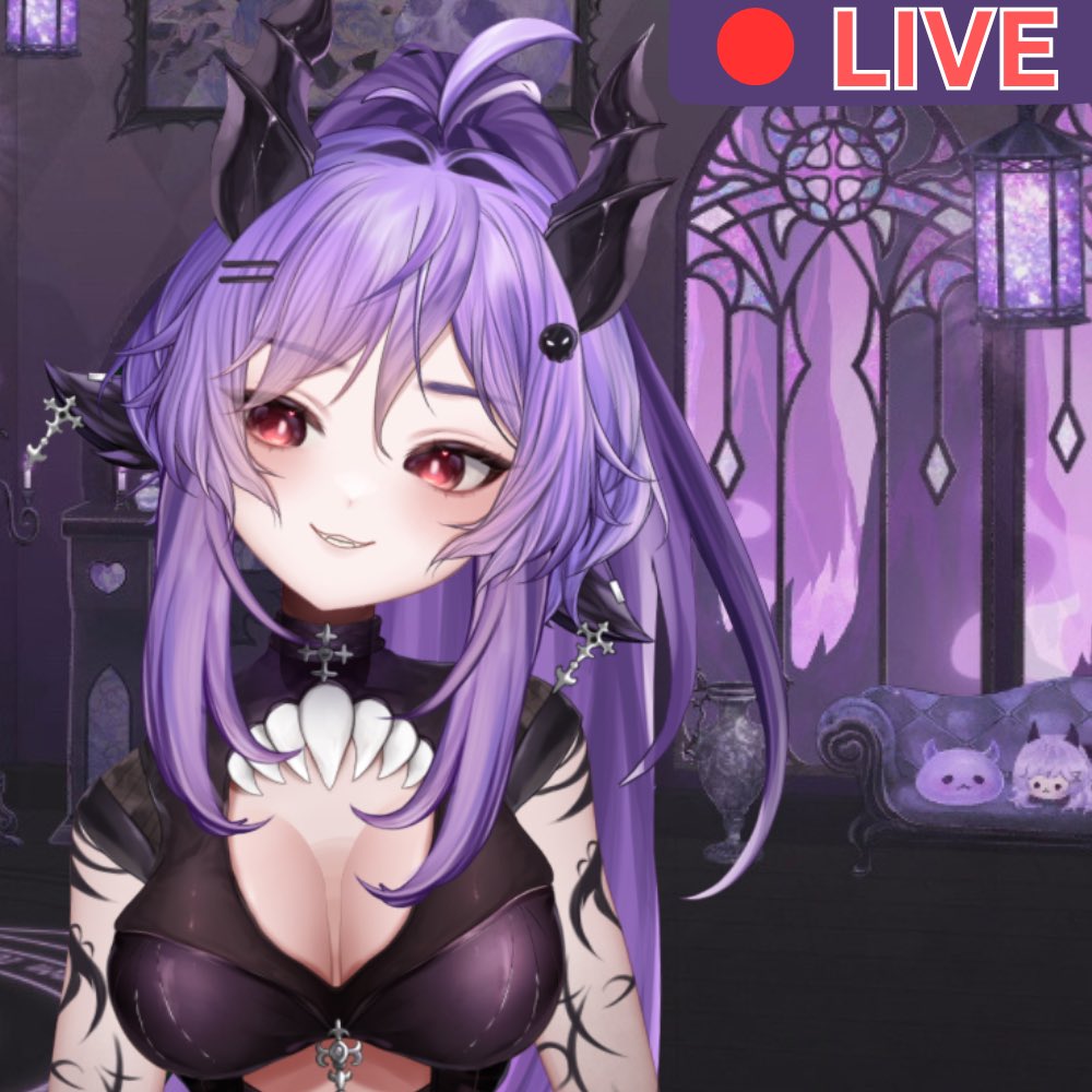 The demon is back after a smol break!! 

🟣LIVE~ Twitch.tv/SuviVT