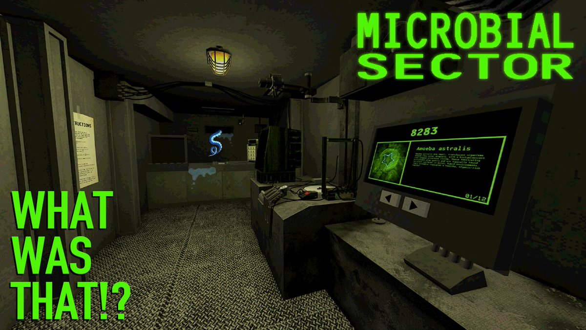 Welcome to Microbial Sector, a short first-person horror game where we'll be starting our lifeform research job. But things go horribly wrong...

youtu.be/NvnPcT475_0

<a href="/MadBugStudio_/">MadBug</a> 
#microbialsector #horrorgameplay #jobsimulator #horrorgame #indiegame #spacesim