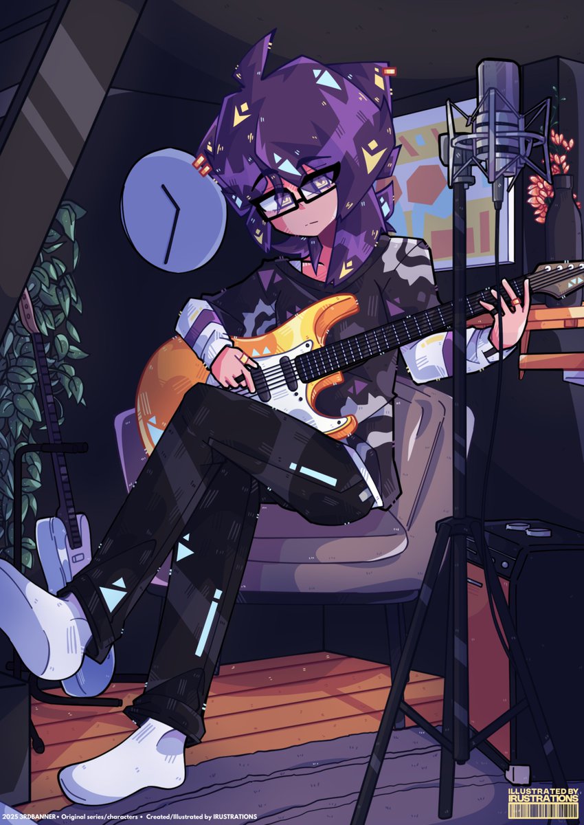 IRUSTRATIONS's tweet photo. Midnight hums along with each note he plucks.
#IRUGRAPHY #3RDBANNER https://t.co/jC8CGGtPRz