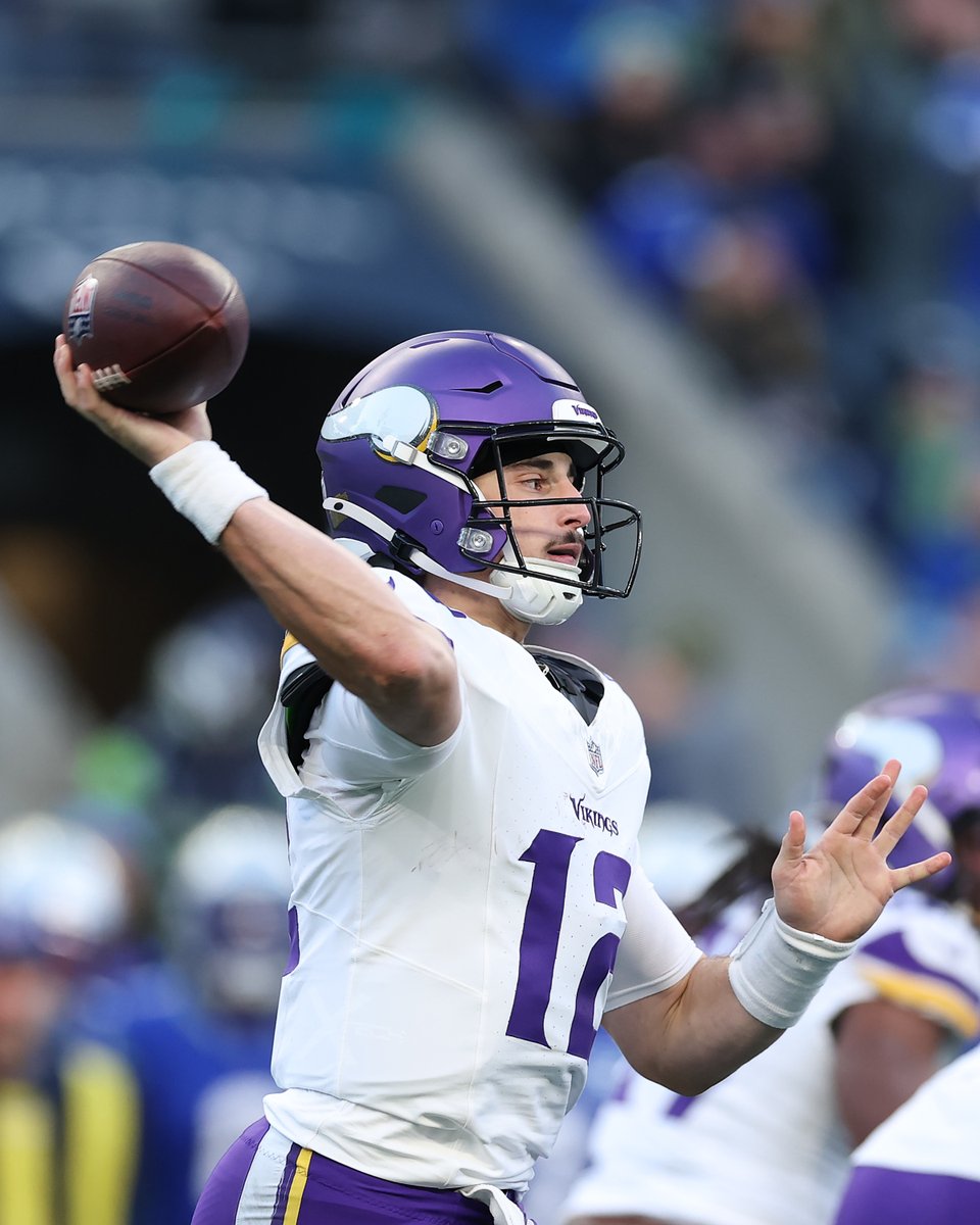 The Vikings are the first team since at least 1950 to have two different QBs each throw a pick-6 in their first career start in the same season. 