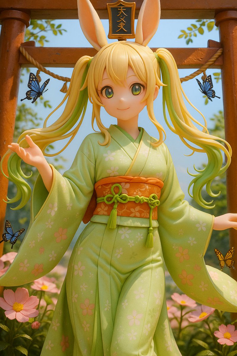 お参りうさぎ日和／Shrine Bunny Welcome 🐰：ようこそお参りに来て