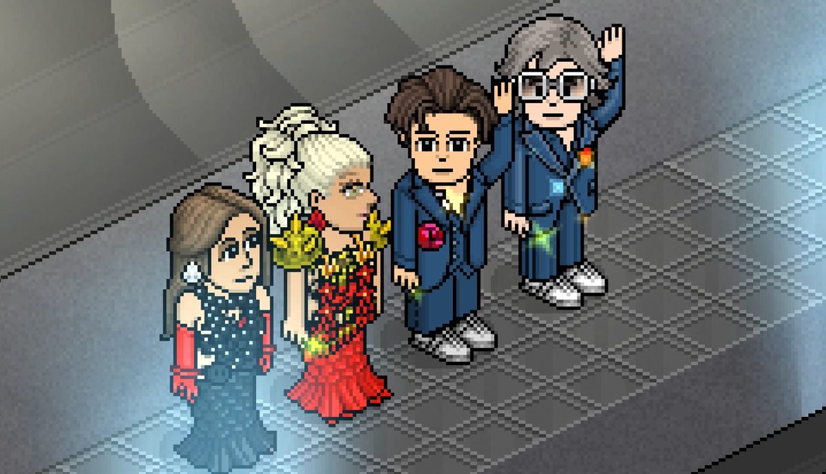 Listos en la alfombra roja del Miss Habbo 2025 para brillar <3