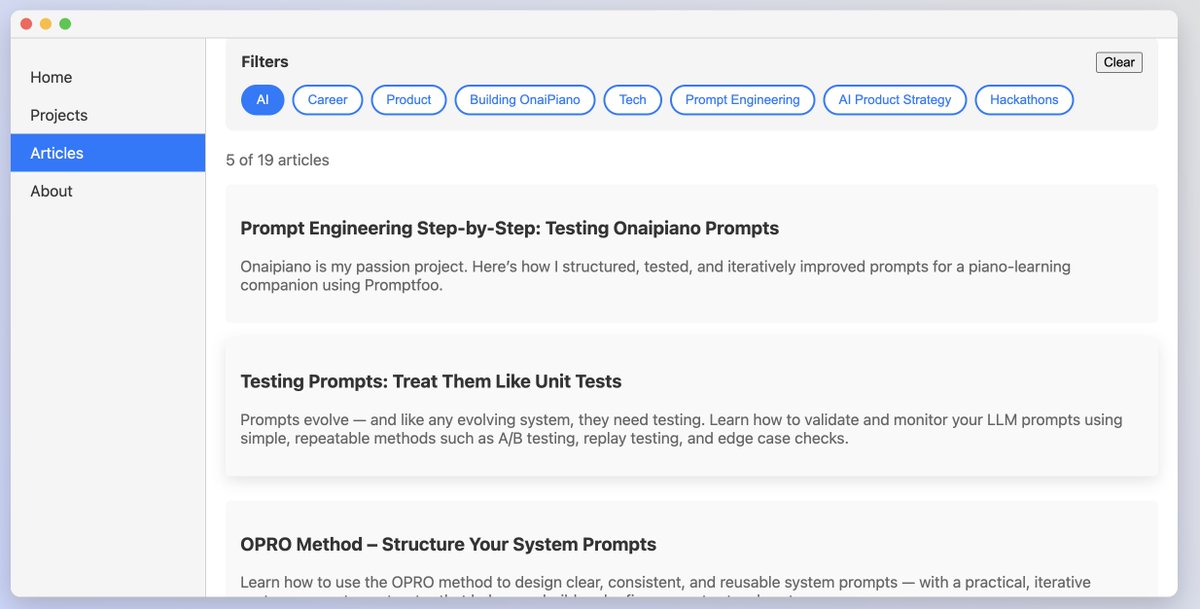 el__mehdi__'s tweet image. Too many articles pushed me to add the filter to organize and categorize my content!

Currently making awesome contents related to AI topics and stay tuned I will give soon a talk at #BizTechConf2025 this thursday 4 Dec 07:15pm-07:45pm

elmehdi.net/articles

#TechConference