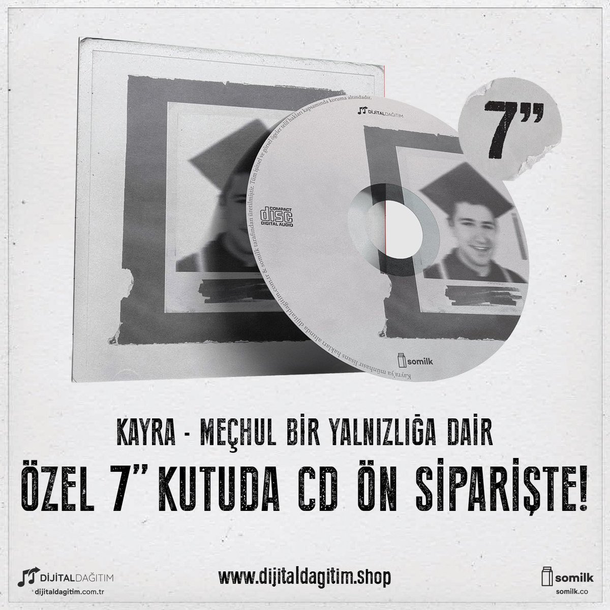 2022 yılında yayımlanan Meçhul Bir Yalnızlığa Dair adlı albümümüz şimdi sınırlı sayıda 33 devir plak ve özel 7" kutulu CD olarak sizlerle. 

Ön sipariş için:
Plak: dijitaldagitim.shop/urun/kayra-mec…
CD: dijitaldagitim.shop/urun/kayra-mec…