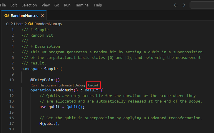 AzureSupport's tweet image. 🔍 Visualize quantum circuits for Q# programs in #Azure Quantum!
✅ Use VS Code or Jupyter
📊 See gates, measurements &amp;amp; qubit flow
🚀 Debug &amp;amp; explore algorithms with interactive diagrams
Learn more 👉 msft.it/6012tXWlo
#QuantumComputing #VSCode #Cloud