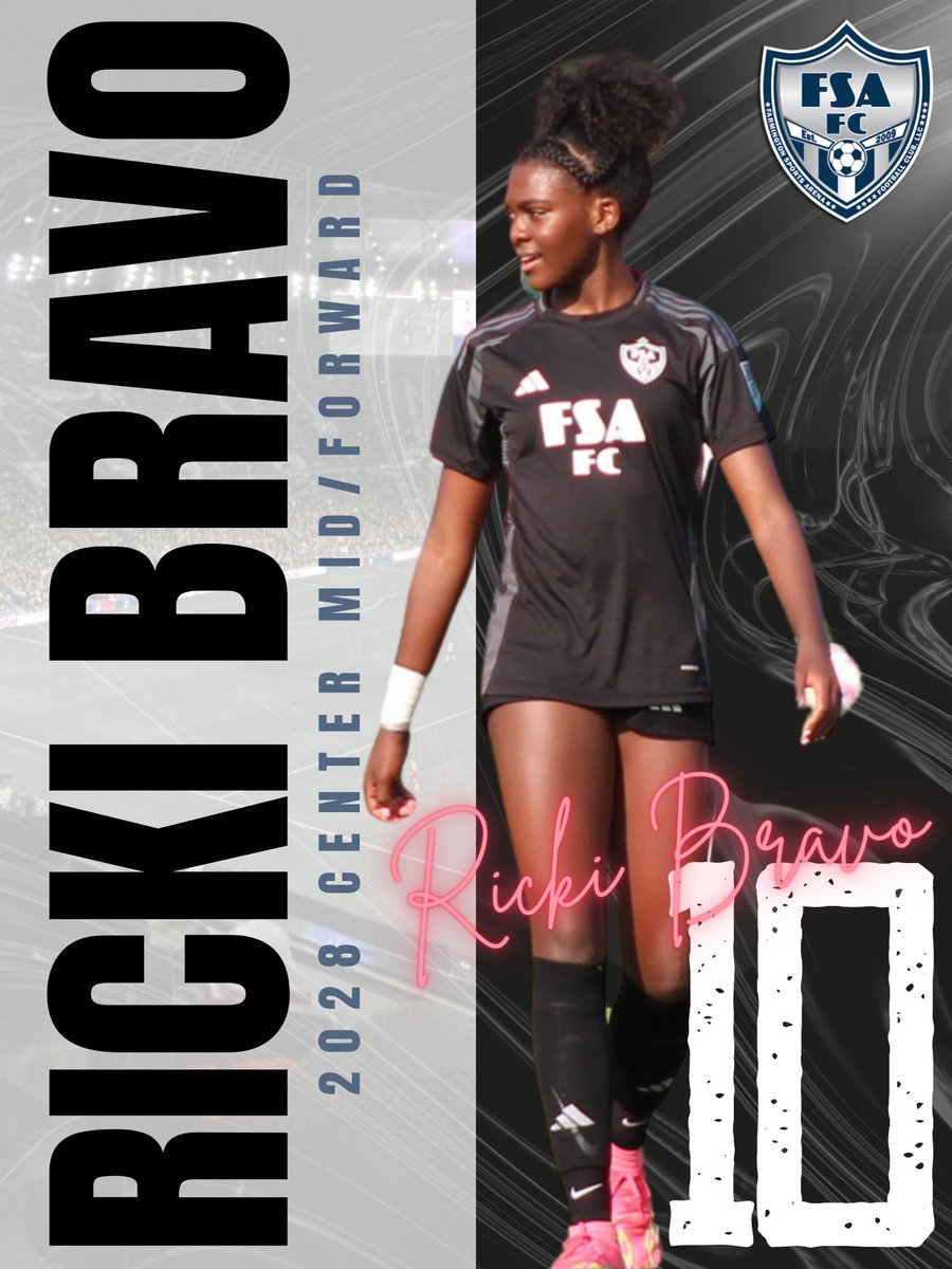 Can’t wait to head to the ECNL Kansas City Showcase! Excited to play with and against top talent from across the nation and compete in front of college coaches. LFG! ❄️⚽️❤️💪🏾 #ECNLKC #enclgirls #fsafc