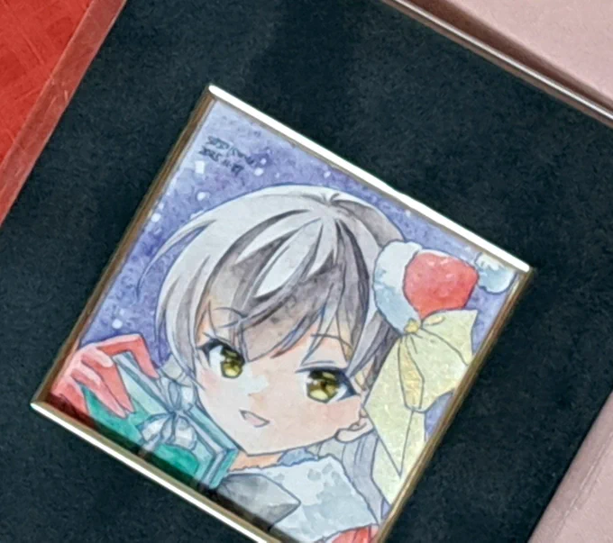 今年のクリスマス作品現在通販にてお迎えいただけるのはマット付きのミニ原画のみとなりました。いつもありがとうございます 寸松庵サイズは有楽町持ち込み→BOOTH登録のため12/8以降通販予定です。 ご注文確定分は本日発送予定です。 ※キャンセル発生の場合はまたお知らせします