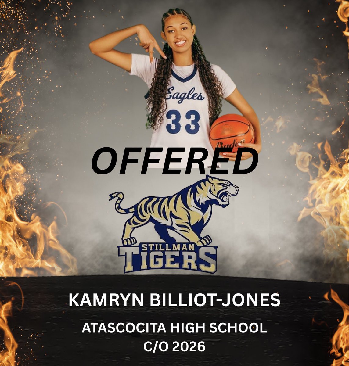 After a great conversation with <a href="/coachrobinsonj/">Jamarra Robinson</a> I’m honored to announce I’ve received an offer from <a href="/stillmanwbb/">Stillmanwbb</a> to continue my academic and athletic career 🙏🏽 #Blessed