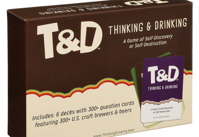 @alyssalongobucco For a home entertaining story: Thinking &amp; Drinking is a beautifully designed conversation deck that doubles as a craft beer guide. A chic addition to any coffee table or bar. ThinkingDrinking.Beer