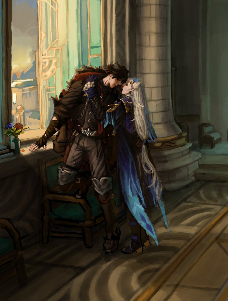 “Breaking news, local duke breaks into Palais Mermonia for quote “personal meeting with someone”. Person revealed to be the Ludex, more at 6.” 

#wriolette #Wriothesley #Neuvillette