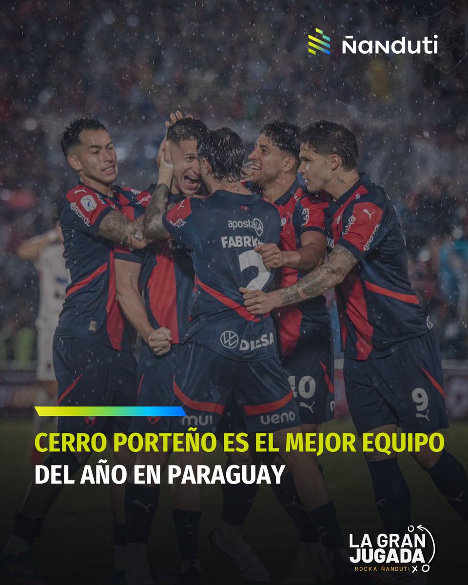 nanduti's tweet photo. #Deportes | 🔝 Cerro Porteño es el mejor equipo del año en Paraguay.

👉 Campeón del Torneo Clausura 2025, fue el equipo que más puntos sumó en la temporada, con 85 en total.

🔜 Ahora tendrá la oportunidad de jugar su primera #Supercopa contra #GeneralCaballeroJLM.

#Ñanduti #LaGranJugada
