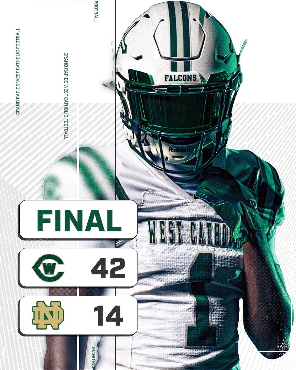 Grand Rapids West Catholic Football tweet media