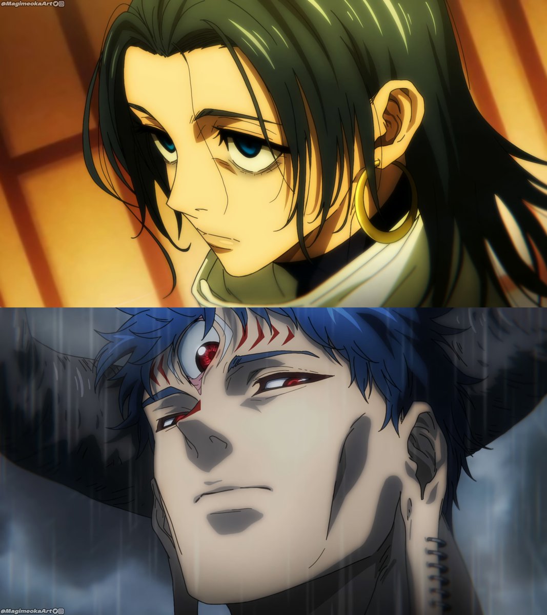 MagimeokaArt's tweet image. Yuka and Dabura anime style!🔥
#jujutsukaisen #jjkmodulo