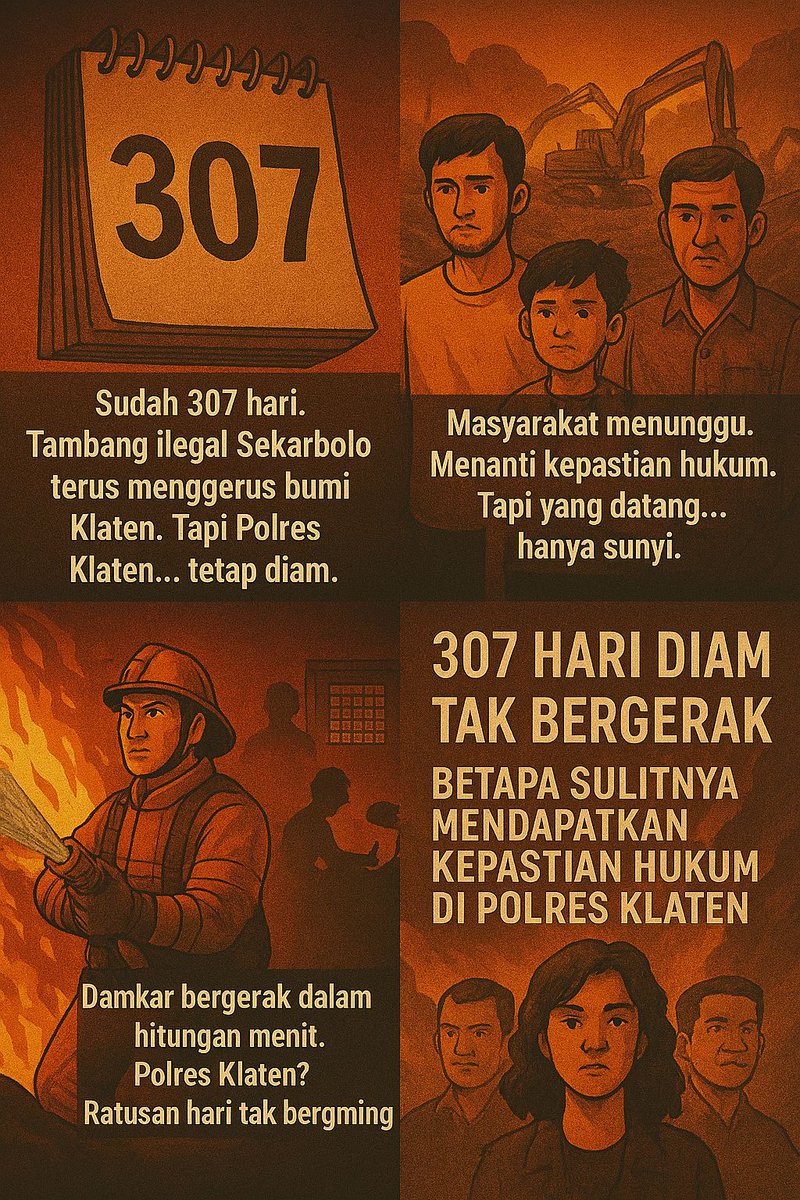 bumihijauserut's tweet photo. @mikuroQ @Divpropam @polres_klaten @akbarfaizal68 @BocorAlusPol @CNNIndonesia @DivHumas_Polri @ini_polisi @himawansugeha95 @karniilyas @KemensetnegRI @ListyoSigitP @mprgoid @msaid_didu @prabowo @tvOneNews @poldajateng_ @KPK_RI @KejaksaanRI @setkabgoid @KSPgoid @yudiharahap46 @Metro_TV @KompasTV @SBYudhoyono @DPR_RI @BosPurwa @alvinlie21 @sharpandshark @detikcom @abu_waras @KataBewe @Gojekmilitan @Opposisi6890 @KRjogjadotcom @kumparan @detikjatengcom @tribunjogja @soloposdotcom @solopos @jawapos @suaramerdeka @Ary_PrasKe2 @ahriesonta @Polripresisi @BJakara171CGK ⚡Hari 307⚡
Mandek 307 hr menandakan persoalan bukan sekadar teknis, tetapi struktural. Jika @polres_klaten masih diam, publik wajar curiga ada simpul kepentingan yg dilindungi. Pengawasan terbuka akan terus diperkuat.
@ahriesonta @JimlyAs
@mohmahfudmd
👇
https://t.co/rpyrdVJ9t7 https://t.co/DrsBkGOhw9