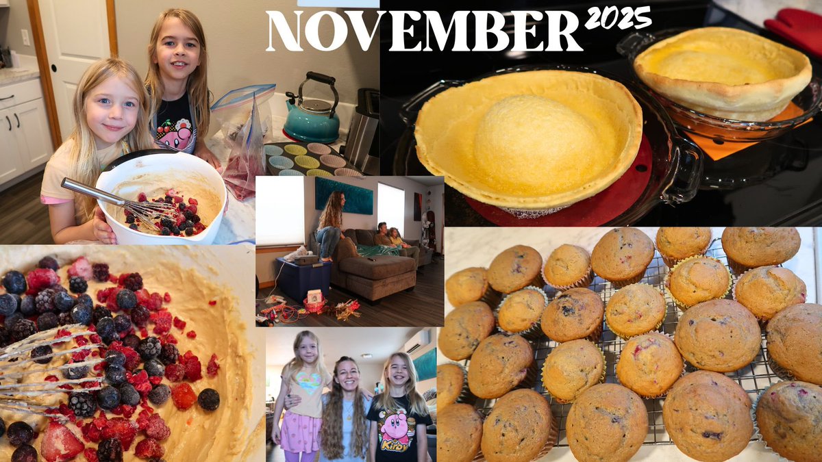 A Day In The Kitchen with Kids ~A New Video is live on my YouTube Channel. Thank you for watching🌬️🧁🍫✨ youtu.be/rGZpXCZ4qVs?si…