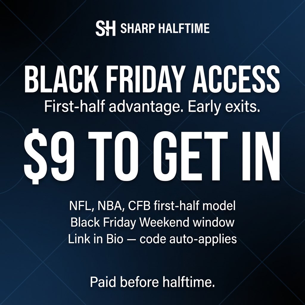 SharpHalftime's tweet image. NFL Best Bet!

Confidence level: 11/10 🔥 

To unlock it
❤️ Like + Reply “W”