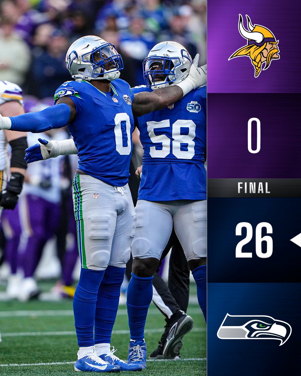 FINAL: A shutout from the @Seahawks defense ‼️ 