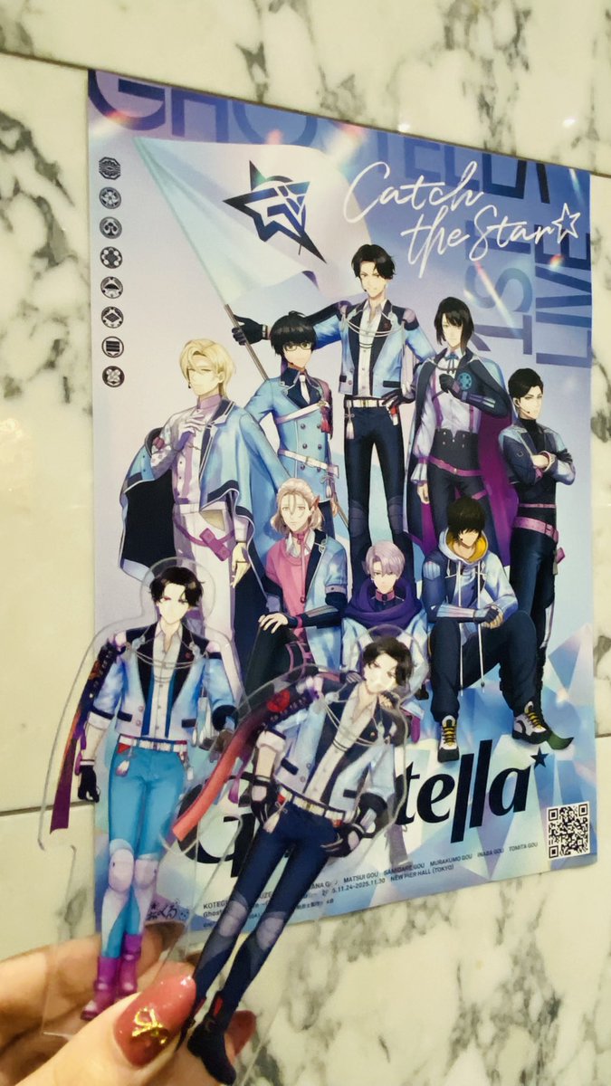 Bleu_mallow's tweet photo. ぴゅあくるに行ってきました‼️
有り得ないくらい目の前に色んな刀剣男士がきて楽しかった🤣
映像やグッズ販売の個数制限もテイスティングの時より改善されてて良かった‼️
色んな組み合わせの曲も楽しい
素敵なご縁もあった‼️
2ndステージ楽しみにしてます😊
 #ぴゅあくる刀剣男士 
 #Ghostella感想 https://t.co/hAp4m0nkv8