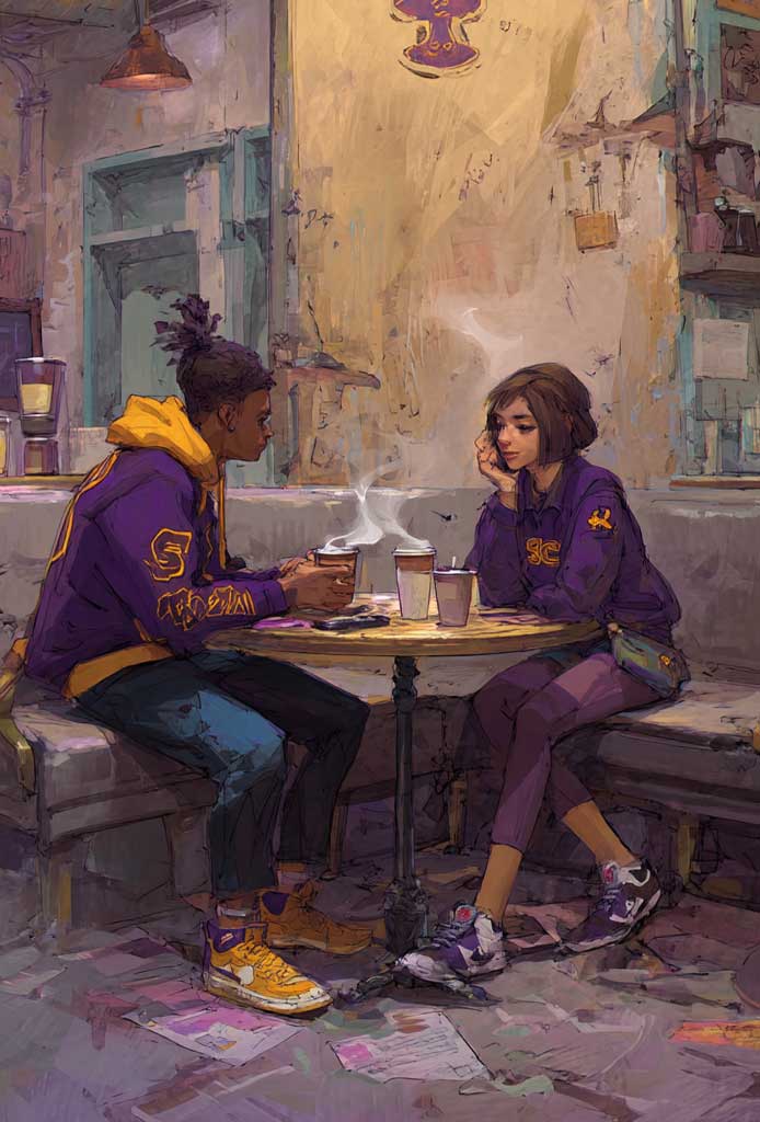 CrackDen's tweet image. Get Woke on Columtreal campus isn’t just a café. They serve more than coffee—politics, favors, and dirt on anyone who walks in. Sip too long and you might leave lighter than your wallet.

#SecondLife #CDGreekRow #Roleplay #Metaverse