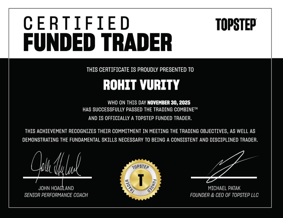 when <a href="/Topstep/">Topstep</a> removes activation fees you know i had to try them out and get funded within 2 days 🤝