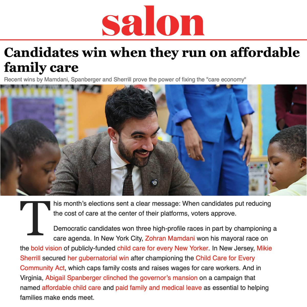 New Yorkers kept telling me the same thing: they’re thinking of leaving because they can’t afford to raise their kids here. Universal childcare isn’t just a promise — it’s how we make this a city for everyone.