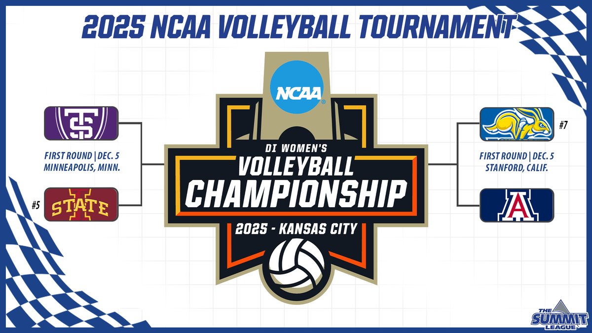 TheSummitLeague's tweet image. 🏐 𝐍𝐨𝐭 𝐨𝐧𝐞, 𝐛𝐮𝐭 ✌️𝐚𝐫𝐞 𝐝𝐚𝐧𝐜𝐢𝐧𝐠 🏐

 For the third time in League history, two squads will advance to the NCAA Volleyball Tournament 🏆

🗞️ »  tinyurl.com/yjv9f694

#ReachTheSummit x #SummitVB