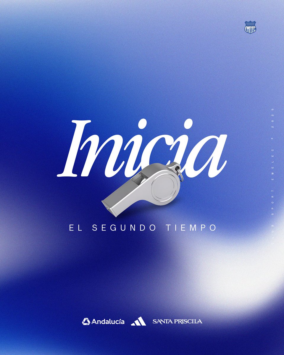 CSEmelec's tweet image. ¡Comienza el 2do tiempo! 🔛⚽️

¡𝕯𝖆𝖑𝖊𝖊𝖊𝖊 #𝕰𝖒𝖊𝖑𝖊𝖈! 🇸🇴

#DSCvsCSE 0x0

#DaleEmelec 🔵⚡️ #LigaEcuabet