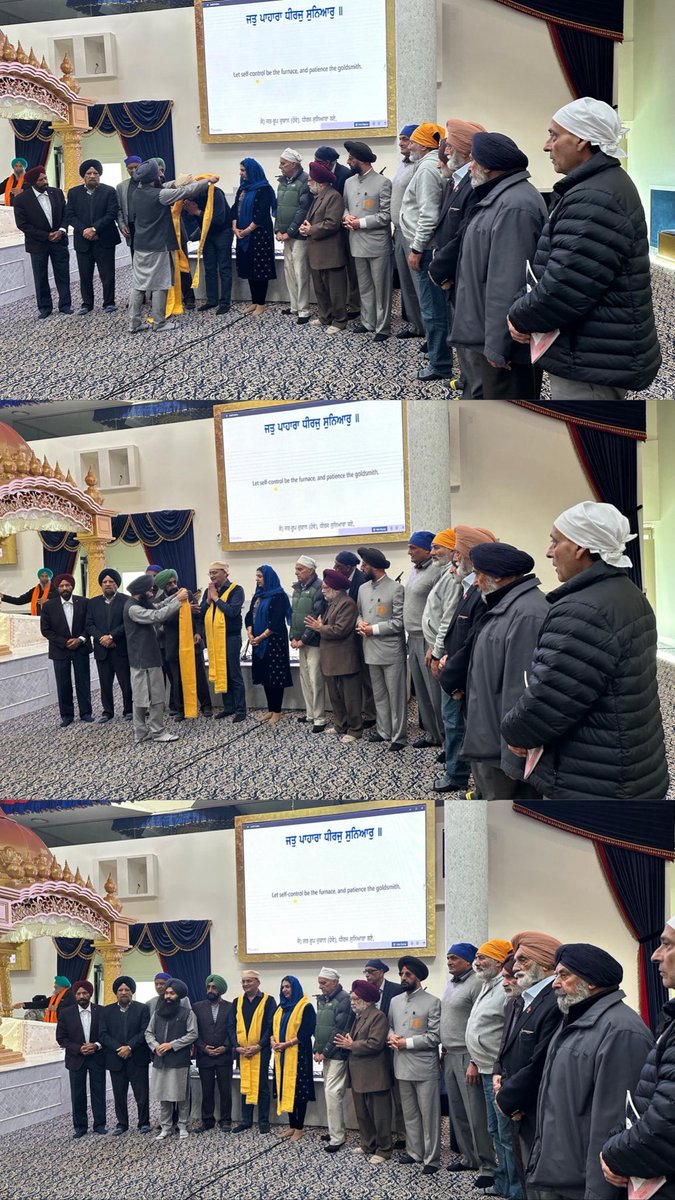 HCI_Ottawa's tweet image. High Commissioner @DineshKPatnaik and Mrs. Poonam Patnaik paid obeisance at Gurudwara Khalsa Diwan Society in Vancouver. They prayed for strength, wisdom and the well-being of all. The High Commissioner encouraged the community to remain strong and united, and assured that the…