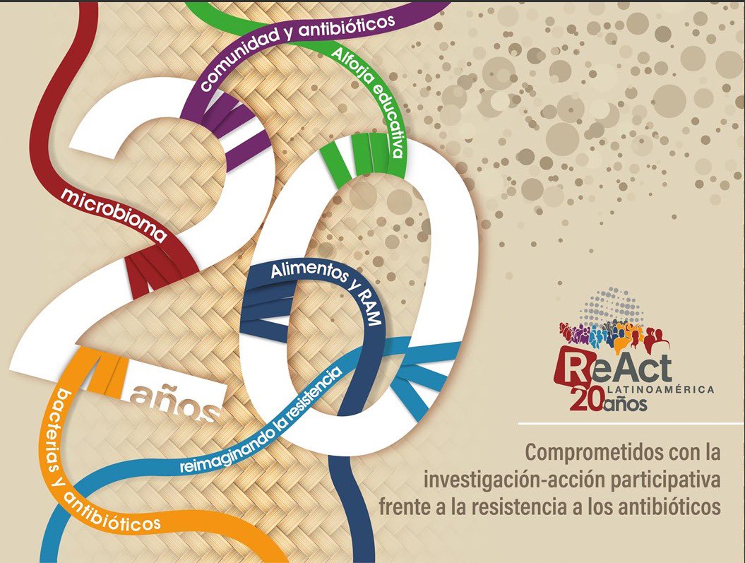 react_latina's tweet image. Celebramos 20 años de cultivar un mundo libre de infecciones intratables 🎉

🗓️ Este 4 de diciembre queremos celebrar con cada uno de ustedes la presentación de nuestra Antología Conmemorativa ✨

✨ Inscríbete aquí us02web.zoom.us/meeting/regist…