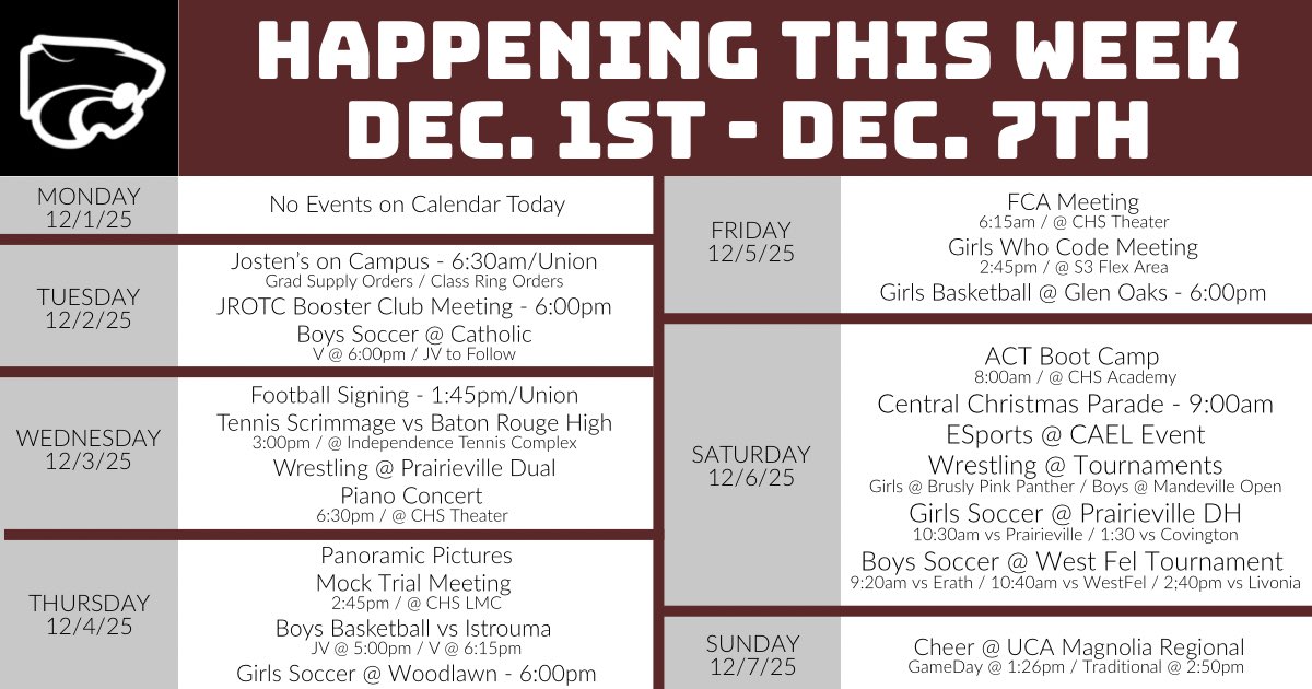 CHS Wildcat Scoop tweet media