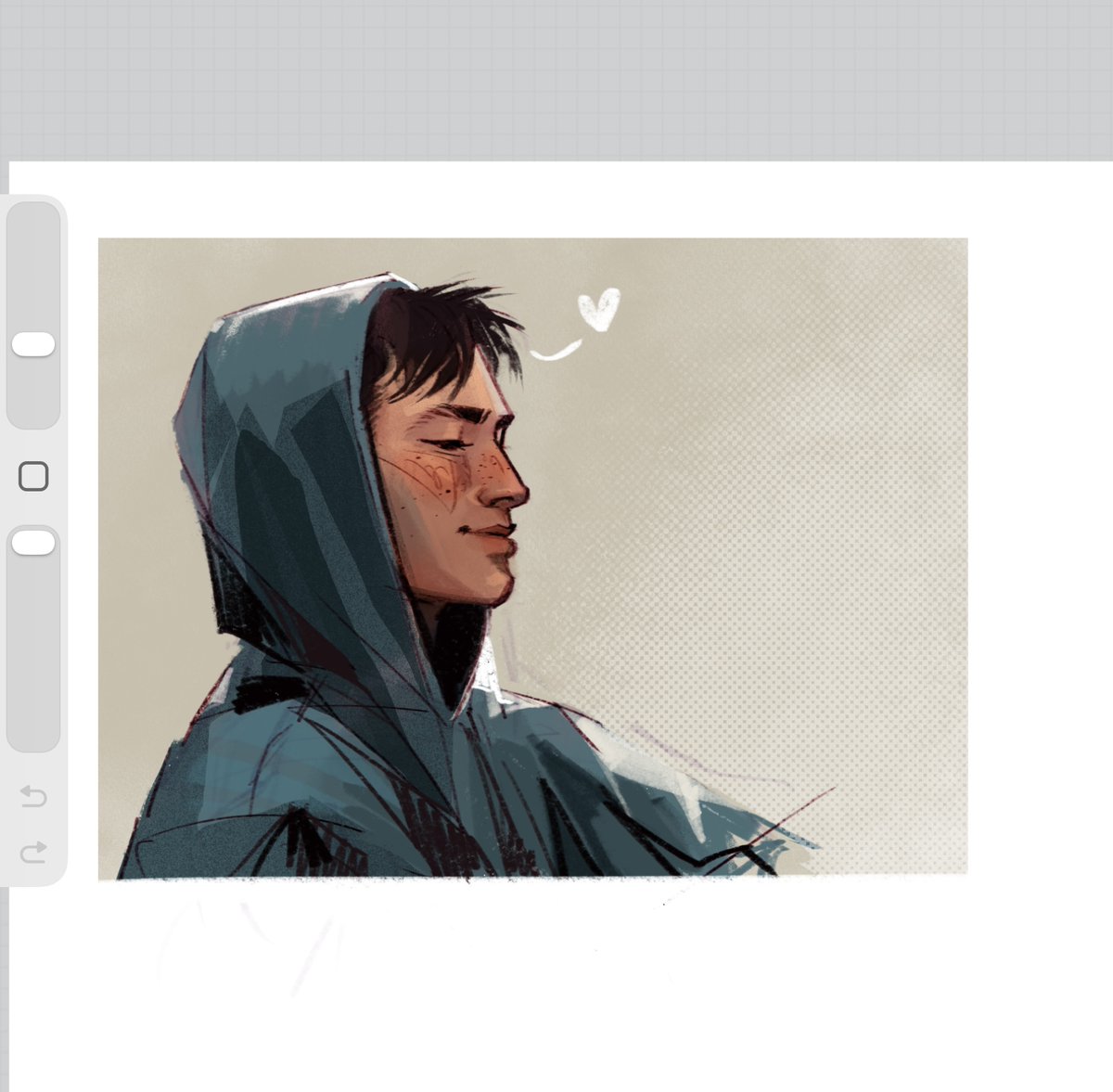 polarts_'s tweet image. he’s goneeeee 
(teensy tiny 20 min sketch)