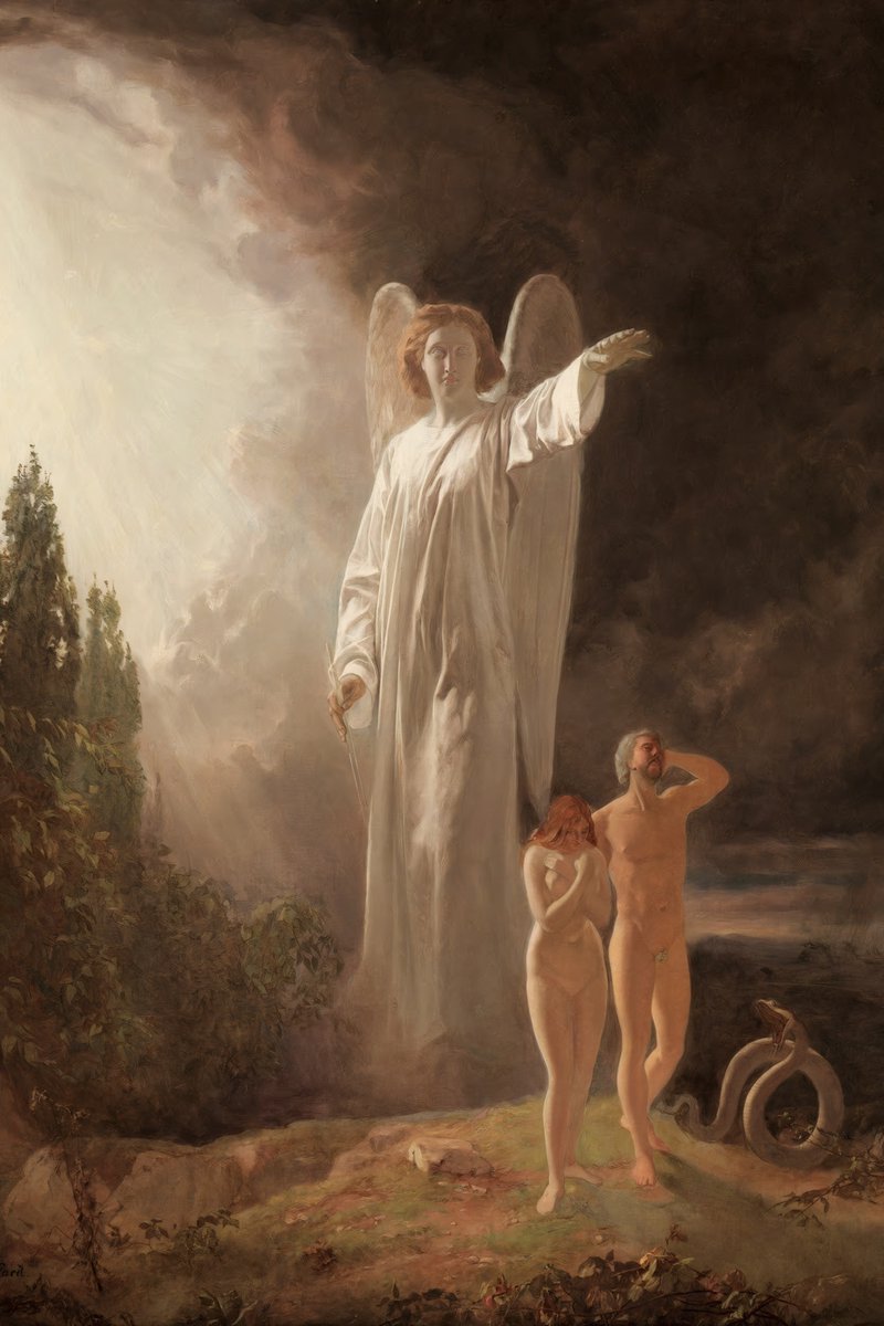 Expulsion of Adam and Eve by John Faed, 1667