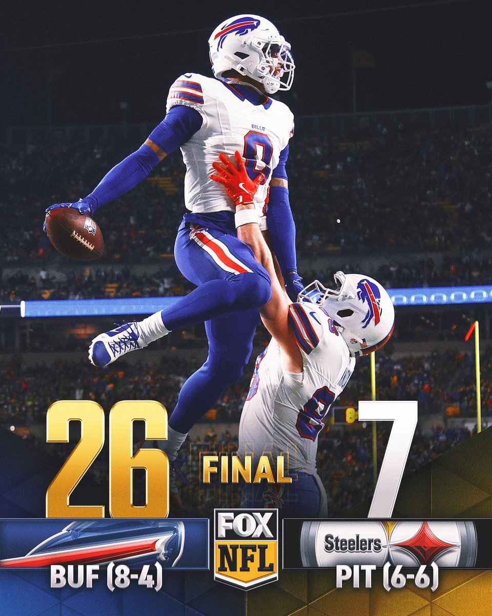 The Bills scored 23 points in the second half and leave Pittsburgh with a dub! 
