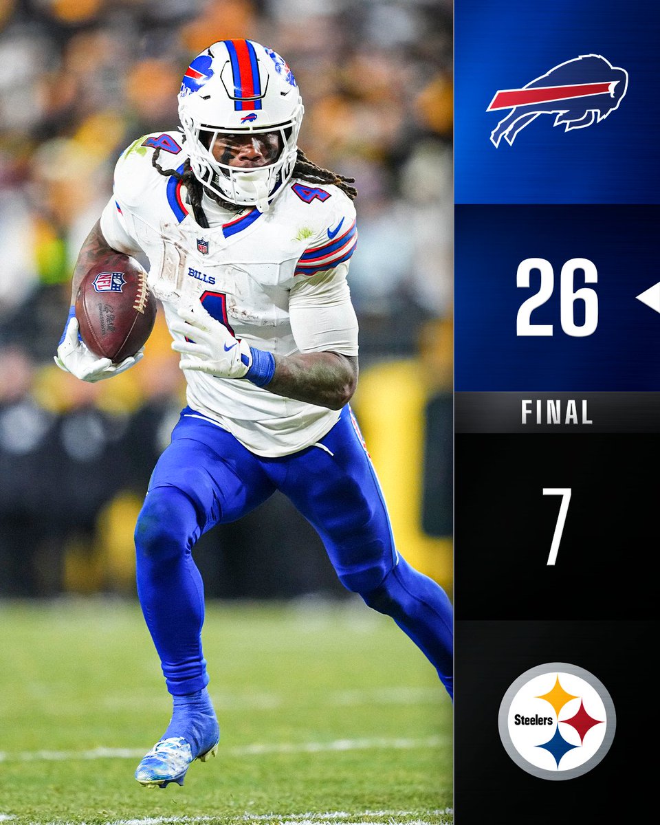 FINAL: The @BuffaloBills roll to victory 💪 