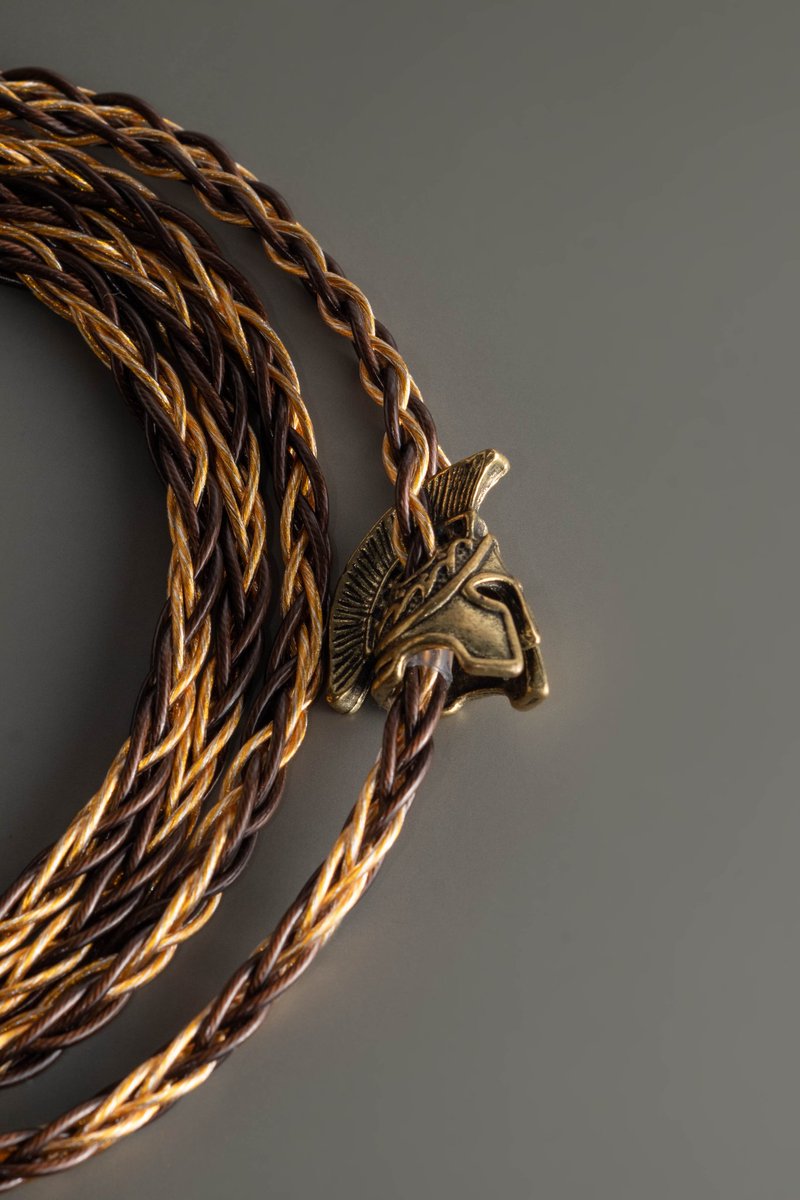 GladiatorCables's tweet photo. One of my most favourite custom cables ever! 🔥 8 Wire
Cleopatra hybrid with coffee copper, custom 4.4mm and gold gladiator splitter with our gold gladiator 2pin connectors 🔮 Hand made to perfection. https://t.co/L7lT04oi6f