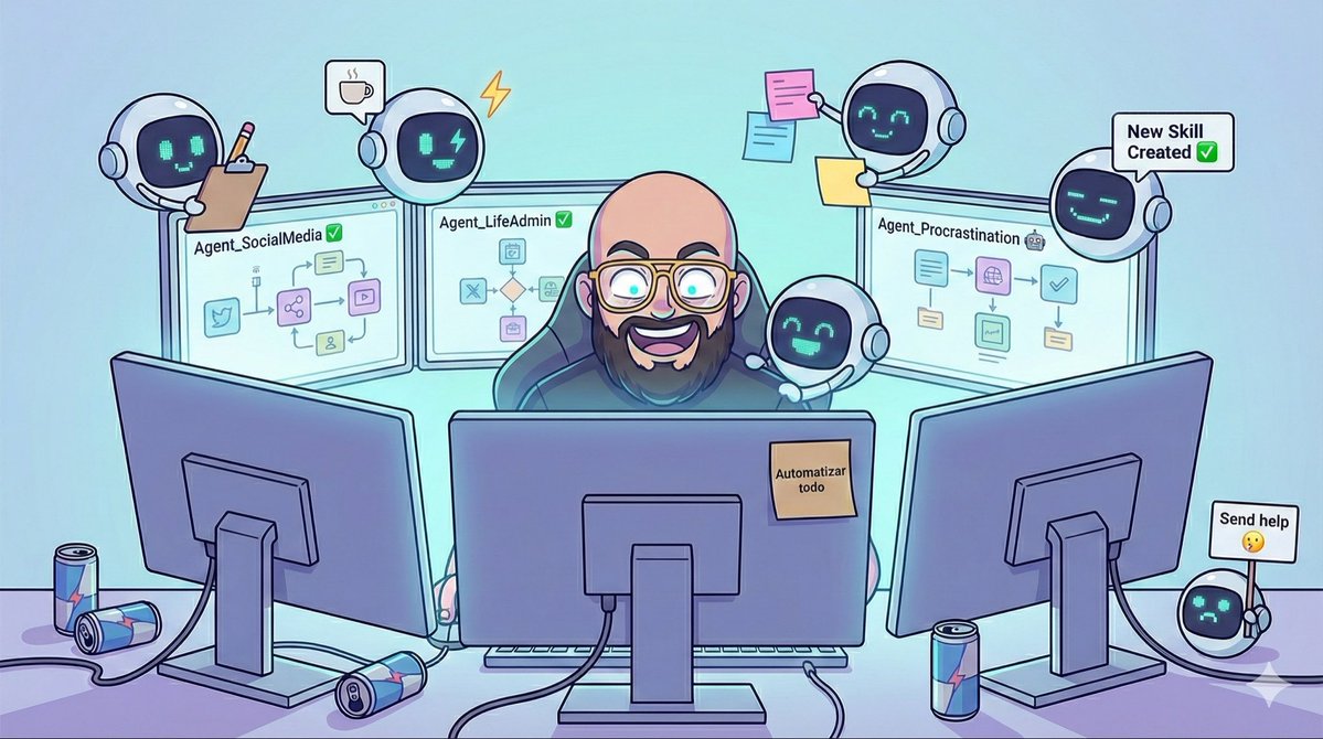 SoyEricTorres's tweet image. ¿Es normal que ahora que por fin entendí a usar y crear Agentes de AI quiera hacer personas y skills para todo? 🤖✨

Es como cuando se aprende a programar/ vibe codear y quieres automatizar todo. 🐍

Imagen vía #nanobananapro

#python #claudecode #aiagent